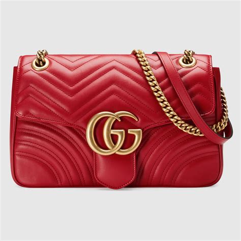 bolso rojo gucci